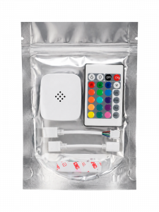 Огонек OG-LDL26 LED контроллер DC 5-28В (Wi-Fi, 2*RGB, 2*4PIN, пульт)